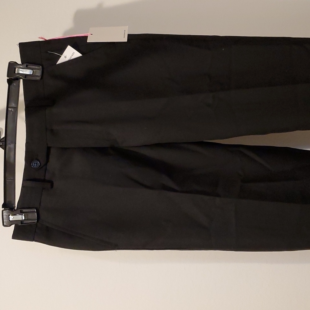 NWT Isaac Mizrahi black boys dress pants